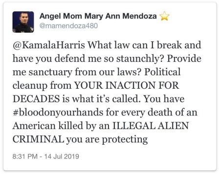 mendoza kamala tweet