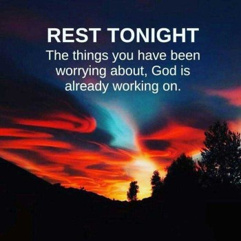 rest tonight