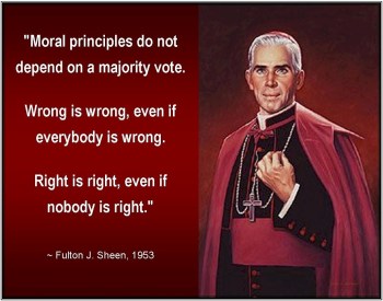 Sheen moral principles