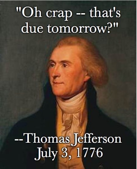 Thomas Jefferson July 3