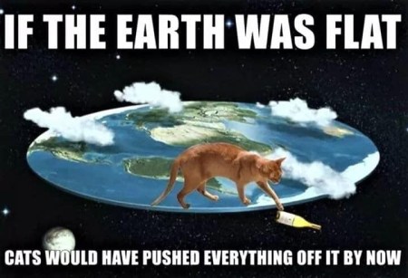 CAT if earth was flat