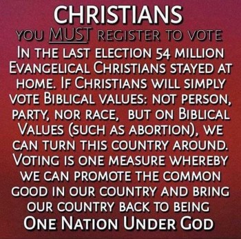 Christians vote