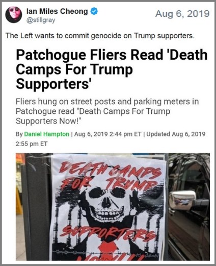 Death camps for Trump supporters