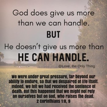 More than we can handle