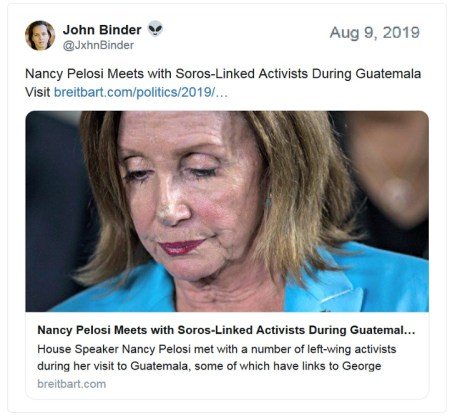 Pelosi Guatemala