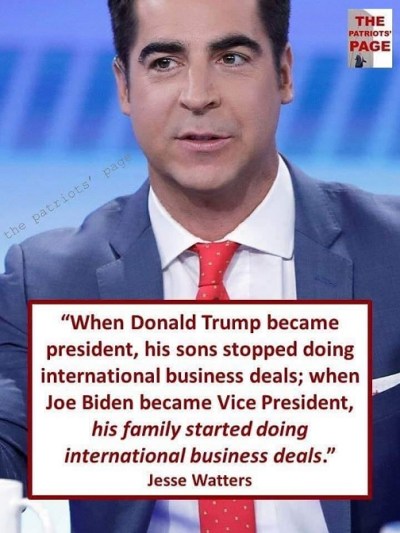 2020 Trump Biden sons