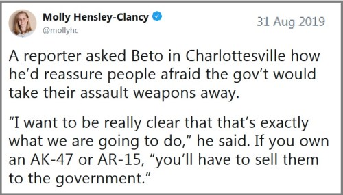 Beto assault weapons