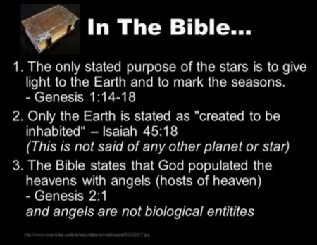 Bible on aliens