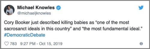 2020 Booker abortion