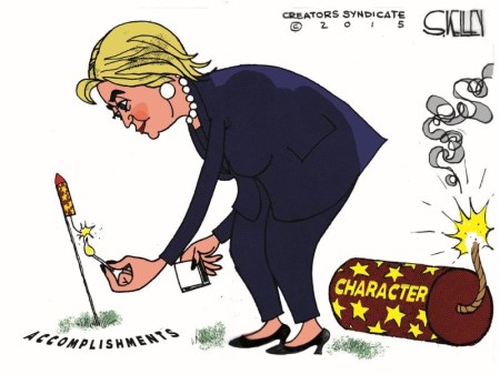 2020 hillary character vs accomplishments