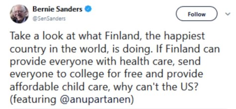 2020 Bernie Finland