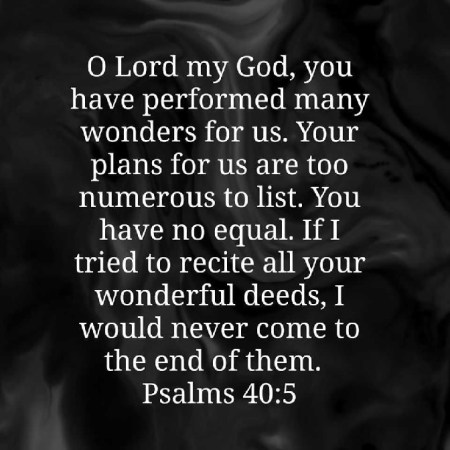 2019_11 30 Psalm 40 5