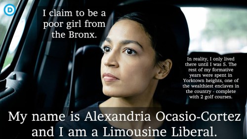 2020 AOC limousine liberal
