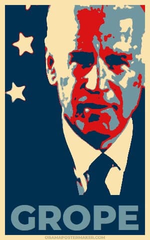 2020 Biden GROPE