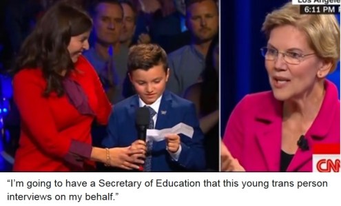 2020 Fauxcahontas trans