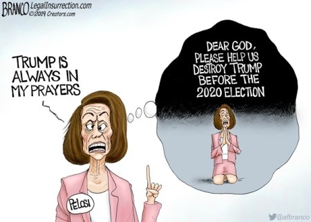 2020_02 06 Pelosi praying for Trump by Branco