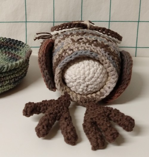 2020_05 12b Owl tipped shows egg inside