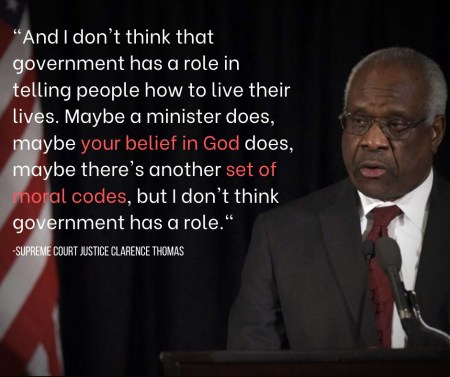 2020_05 31 Clarence Thomas morality