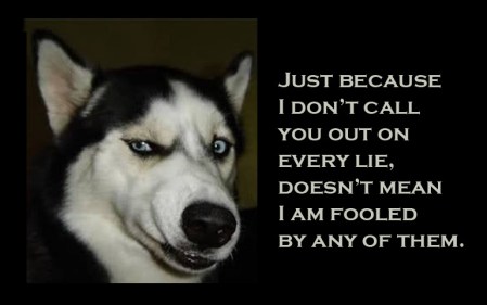 2020_06 09 Not fooled by your lies