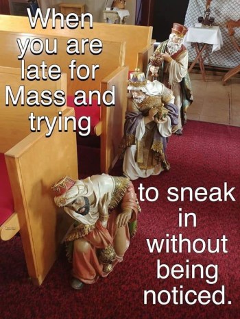 2020_06 25 sneak into mass late